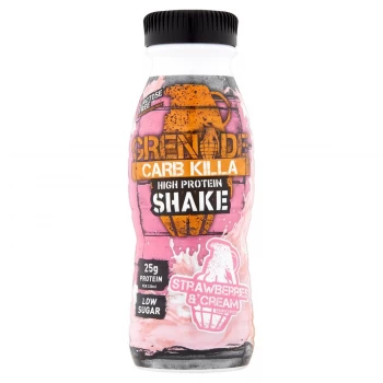 image of Grenade Carb Killa Strawberries Cream Protein Shake 330ml