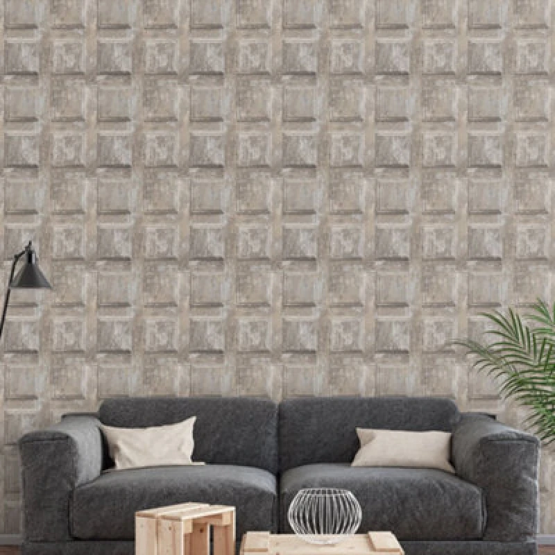 Image of Galerie Nostalgie Beige Door Smooth Wallpaper