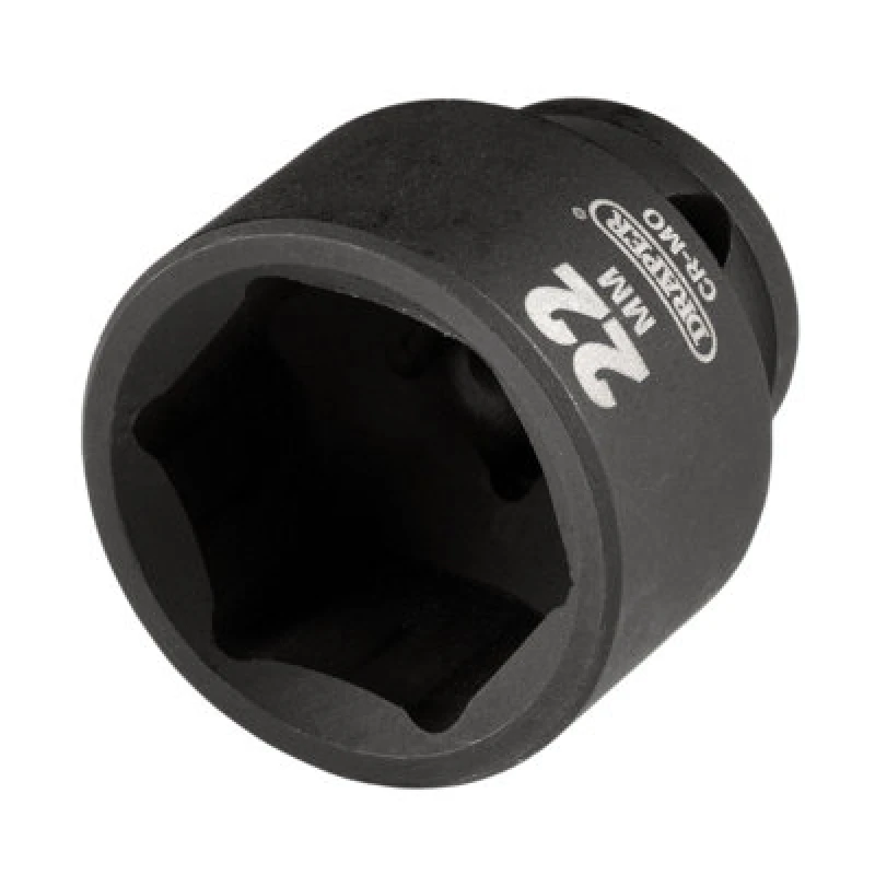 Image of Draper Draper - 22MM impact socket 3/8DR Metric Impact Socket, 3/8' Sq. Dr., 22mm 20171