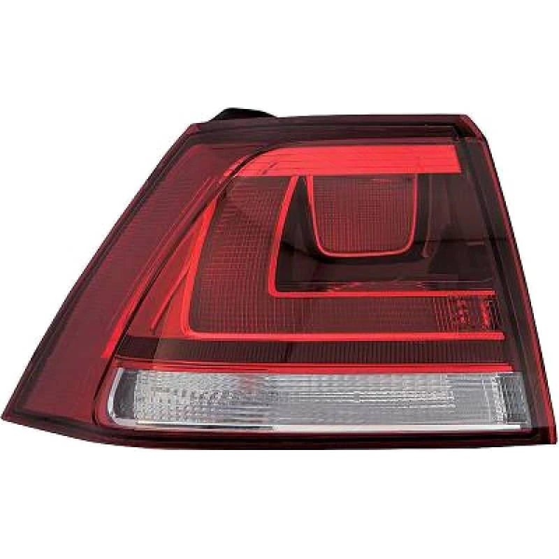 Image of DIEDERICHS 2216095 Rear light Outer section, without bulb holder, Left, W21W Combination Rearlight (391)