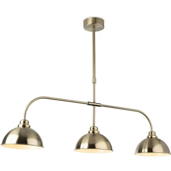 Image of Firstlight - Eagle Bar Pendant Light Antique Brass