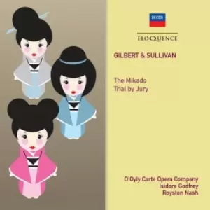 Image of Gilbert & Sullivan - Gilbert & Sullivan: The Mikado/Trial By Jury CD Album - Used