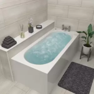 Image of Alton Single Ended Bath with 6 Jet Whirlpool System - 1800 x 800mm