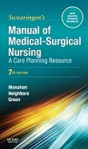 Image of manual of medical surgical nursing book