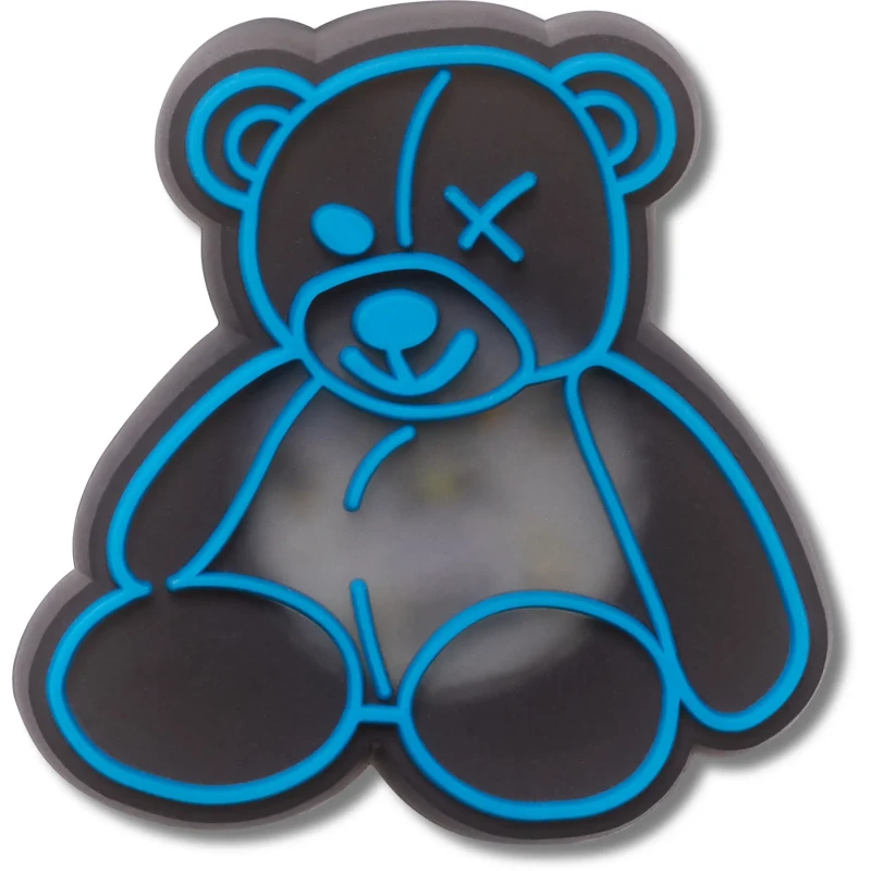 Image of Crocs Jibbitz Crocs Lights Up Translucent Bear Bleu Unisex TU