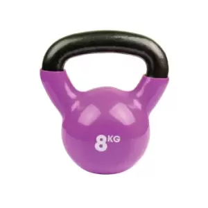 image of Fitness Mad 8kg Kettlebell Purple