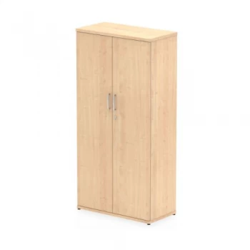 Image of Trexus Office Very High Cupboard 800x400x2000mm 4 Shelves White Ref