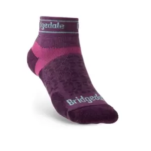 Image of Bridgedale TRAIL RUN Ultralight T2 Merino Sport Low Womens - Large Damson
