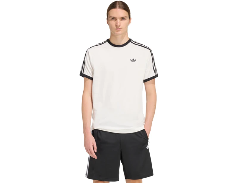 Image of Adidas Originals 3 Stripes T-Shirt White 2XL