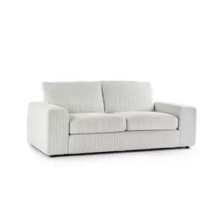 image of Luciana Luxury Jumbo Cord 3 Seater Sofa Cream