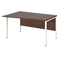 Image of Dams International Wave Desk MB14WLWHW 1,400 x 990 x 725 x 800 - 990 mm