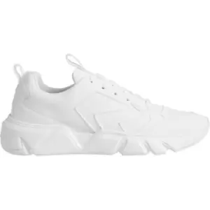 Image of Calvin Klein Low Top Lace Up Lth Hf - White
