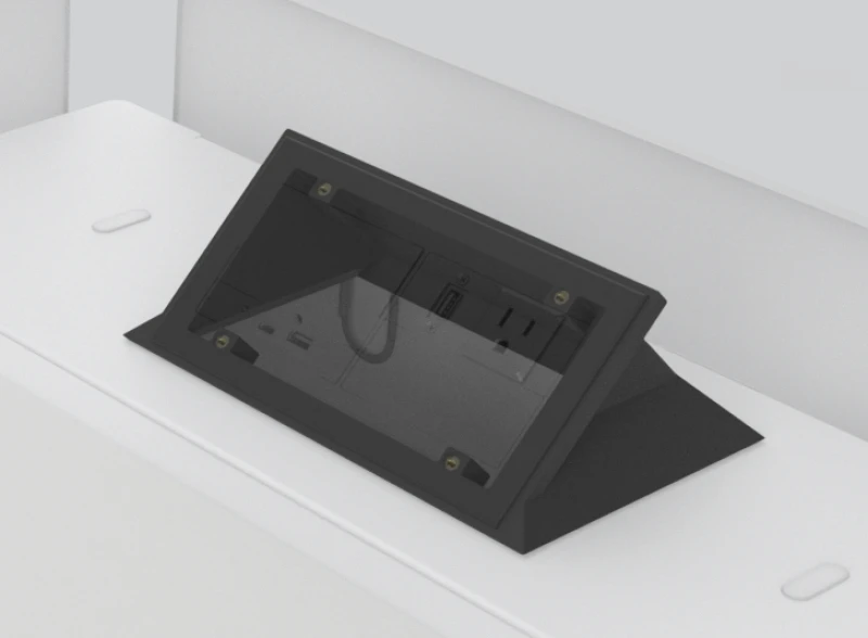 Image of Heckler Design H913-BK desktop sit-stand workplace accessory