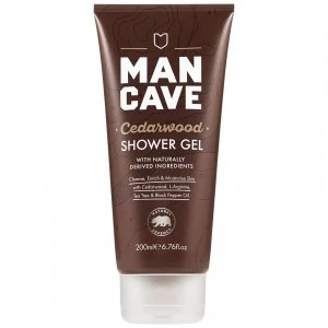 image of ManCave Cedarwood Shower Gel 200ml