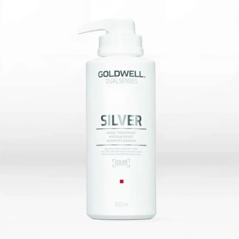 Image of Goldwell Dualsenses Silver 60sec Treatment Masque 500ml