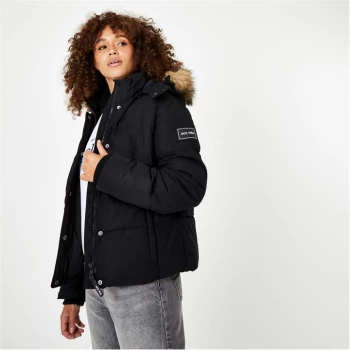 Image of Jack Wills Eco Riley Puffer Jacket - Black