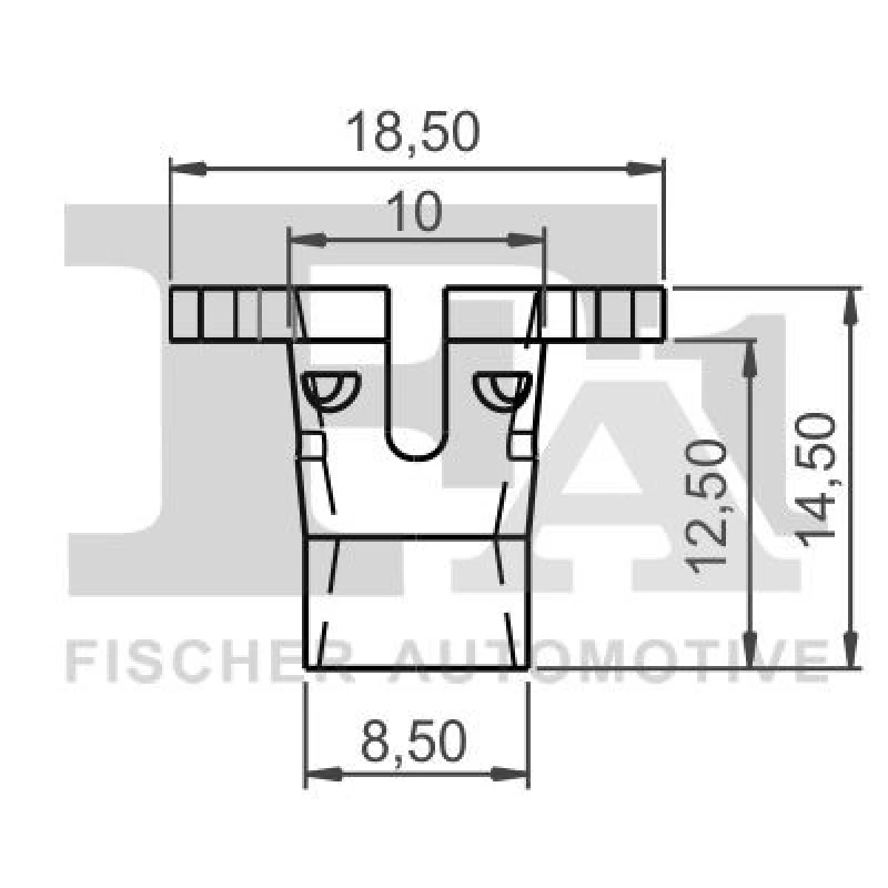 Image of FA1 Trim clip FA1 11-40131.5