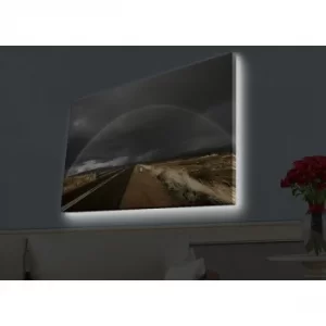 Image of 4570HDACT-013 Multicolor Decorative LED Lighted Canvas Painting