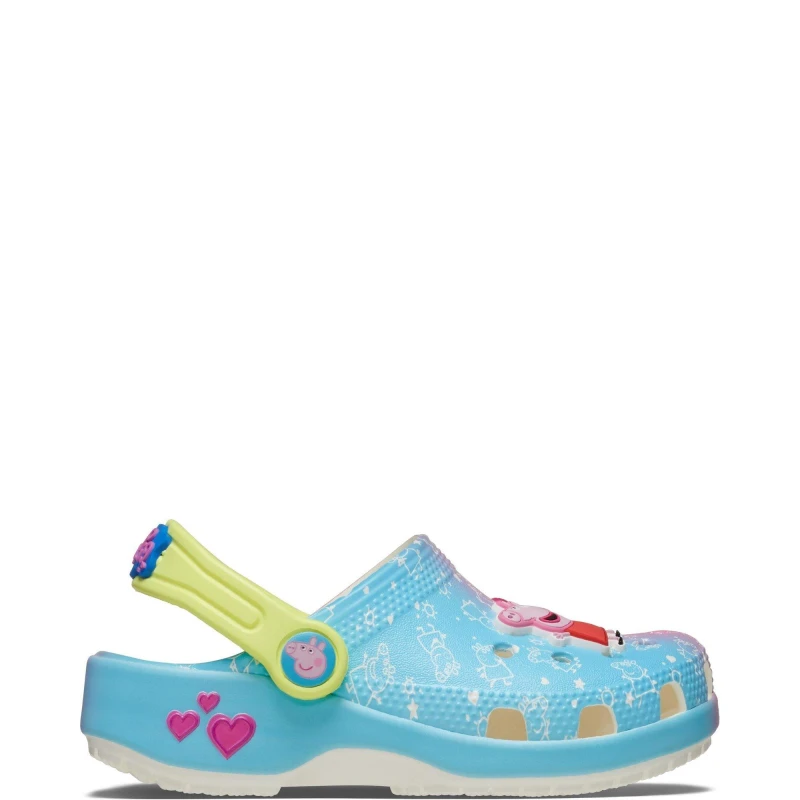 Image of Crocs Kids Toddlers Peppa Pig Classic Clogs Multi C10