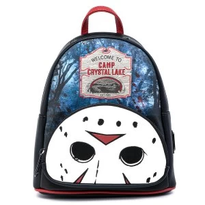Image of Loungefly Friday The 13Th Camp Crystal Lake Mini Backpack