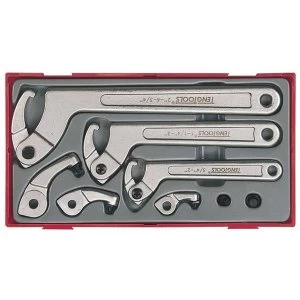 Image of Teng TTHP08 Hook & Pin Wrench Set, 8 Piece