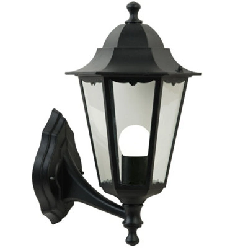 Image of Nordlux Cardiff Outdoor Aluminium Wall Light Weatherproof Black,mains