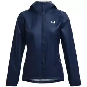 Image of Under Armour Forefront Rain Jacket Womens - Blue