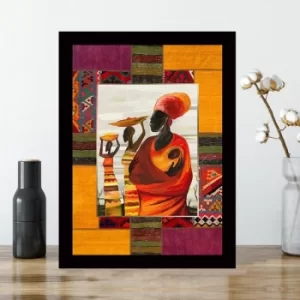 Image of SC0653185105 Multicolor Decorative Framed MDF Painting