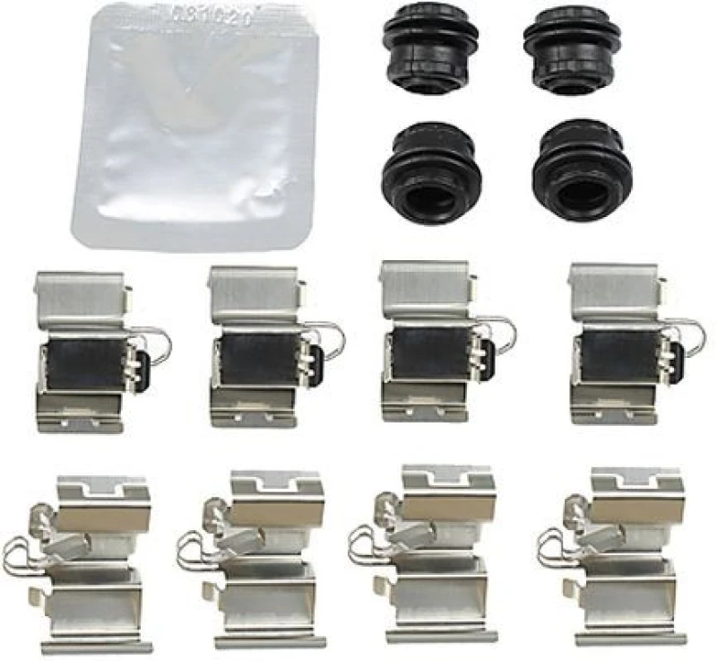 Image of Brake pad fitting kit METZGER 109-0015