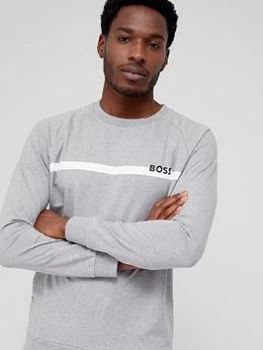 Image of BOSS Bodywear Authentic Lounge Sweatshirt - Grey Size M Men