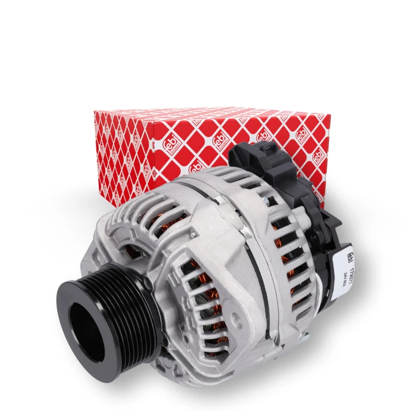 Image of FEBI BILSTEIN 179077 Generator Alternator Charging Current: 80A, Voltage: 24V Alternator (4)
