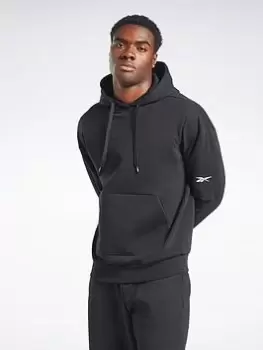 Image of Reebok Dreamblend Cotton Hoodie, Black Size M Men