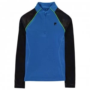 image of Nevica Vail Zip Top - Blue/Black AOP