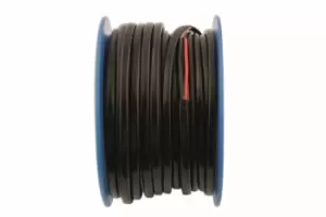 Image of Black/Red Flat Twin Auto Cable 14/0.30 100m Connect 30051