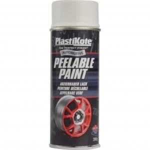 image of Plasti-Kote Peelable Paint Matt White 400ml