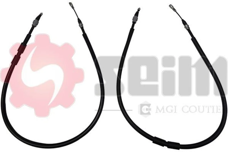Image of Handbrake cable SEIM 853180