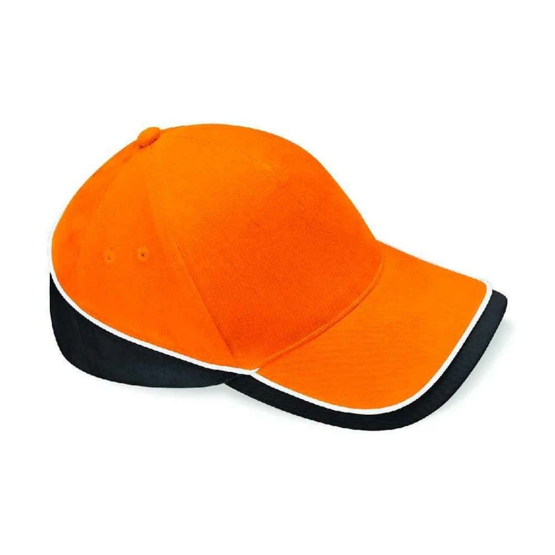 Image of Beechfield Beechfield Men Teamwear Competition Cap in Orange Orange One Size Male 5063527315762