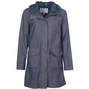 Image of Barbour Womens Padstow Jacket Chambray Marl/Navy 10