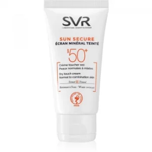 image of SVR Sun Secure Mineral Tinted Cream for Normal to Combination Skin SPF 50+ 60 g