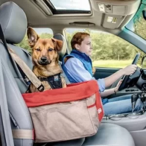 Image of Kurgo Skybox Dog car seat Red, Brown