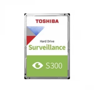 image of Toshiba S300 Surveillance, 2 TB, 3.5", 6 Gbit/s, 5400 RPM, 128 MB, 5.56 ms, 147x101.85x26.1 mm