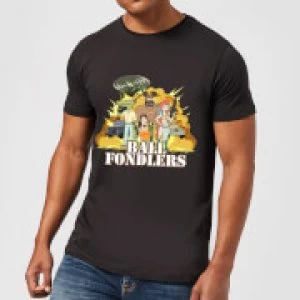 Image of Rick and Morty Ball Fondlers Mens T-Shirt - Black