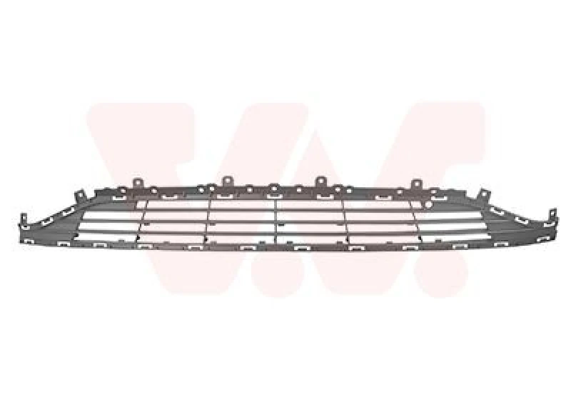 Image of VAN WEZEL Bumper grill VAN WEZEL 3810590
