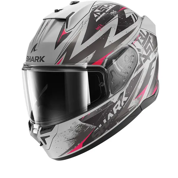 Image of Shark D-Skwal 3 Blast-R Mat Silver Violet Black SVK Full Face Helmet M