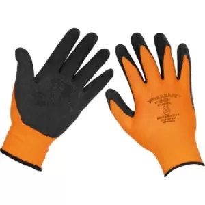 image of 12 PAIRS Latex Coated Foam Gloves - XL - Improved Grip Lightweight Safety