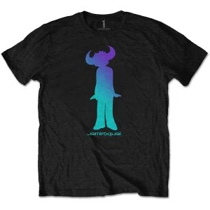 Image of Jamiroquai - Buffalo Gradient Mens Large T-Shirt - Black