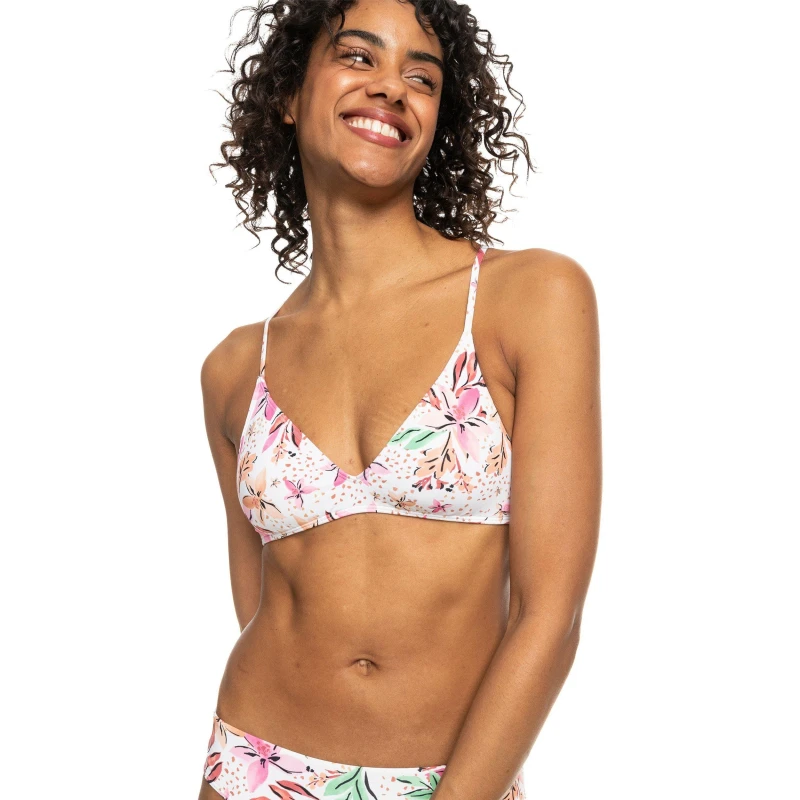 Image of Roxy Bikini Top Womens - White White 8