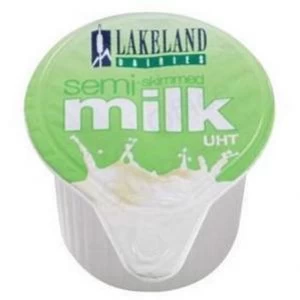 image of Lakeland UHT Half Fat Milk Pots 12ml Pack of 120 68632X