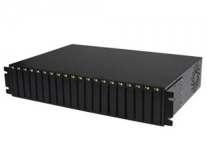 image of 20 Slot 2U RM Media Converter Chassis