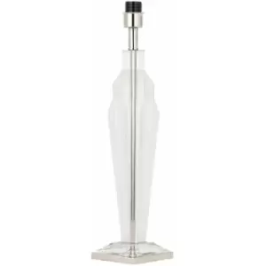 Image of Loops - Luxury Art Deco Table Lamp Crystal Glass & Polished Nickel base Console Light